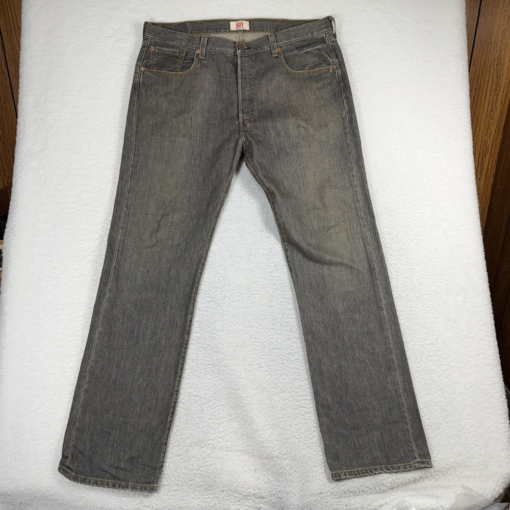 Levis 501XX Jeans Mens 38x34 (40x34) Y2K Straight Button Fly Denim Classic Fit